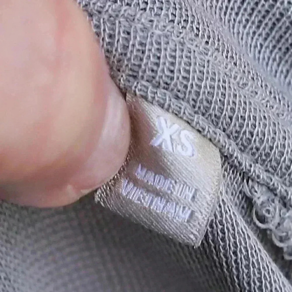 Athleta Serenity Womens Size XS Criss Cross Modal Sweatshirt Gray Pullover - Picture 10 of 13